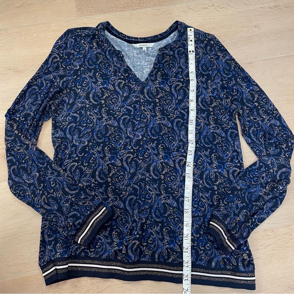 SANDWICH Paisley Long Sleeve Top - Picture 7 of 7